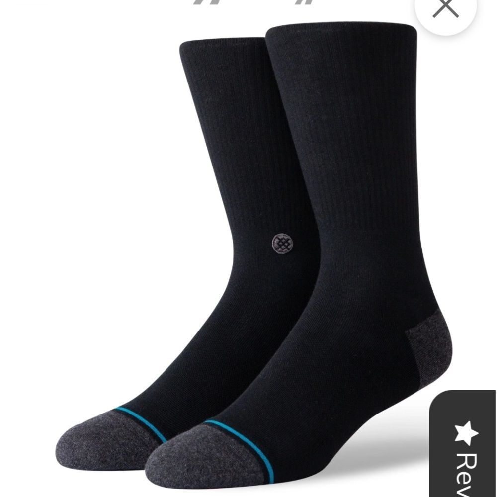 STANCE MEN’S NWT SOCKS WITH INFIKNIT DURABILITY GUARANTEED FOR LIFE CREW HEIGHT